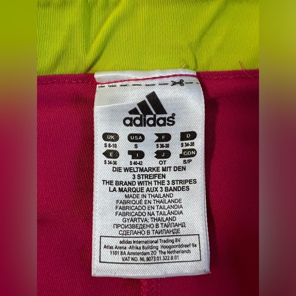 ADIDAS TENNIS SKIRT attached Pink SHORTS Tenis Skort  Misses Sz Small - Picture 6 of 13
